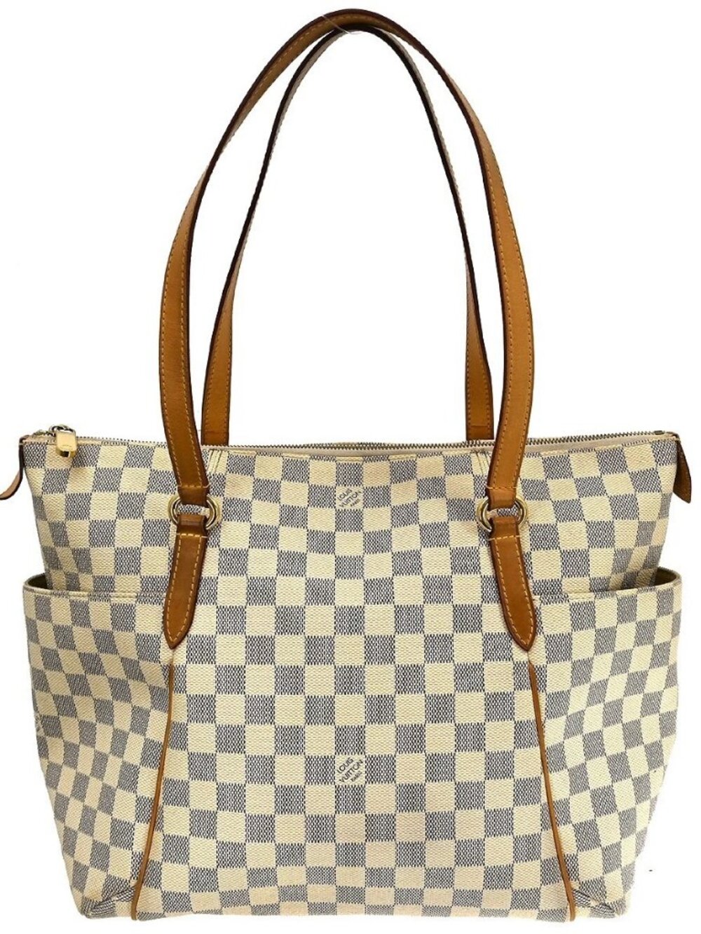 BUYIT02 LOUIS VUITTON DAMIER AZUR TOTALLY MM SHOULDER BAG